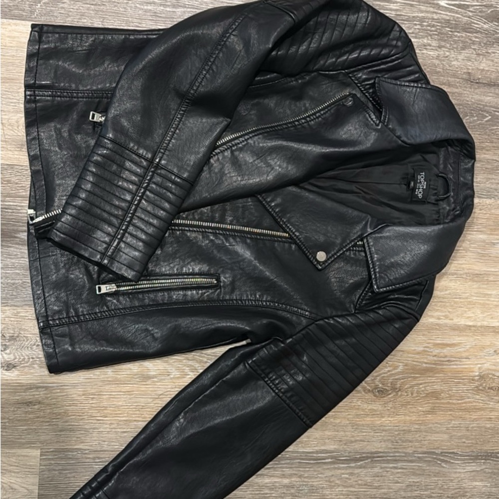 Zara Black Lightweight Shirt Jacket with Quilted Panels